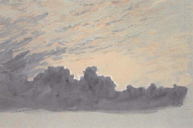 Cloud study, Conrad Martens